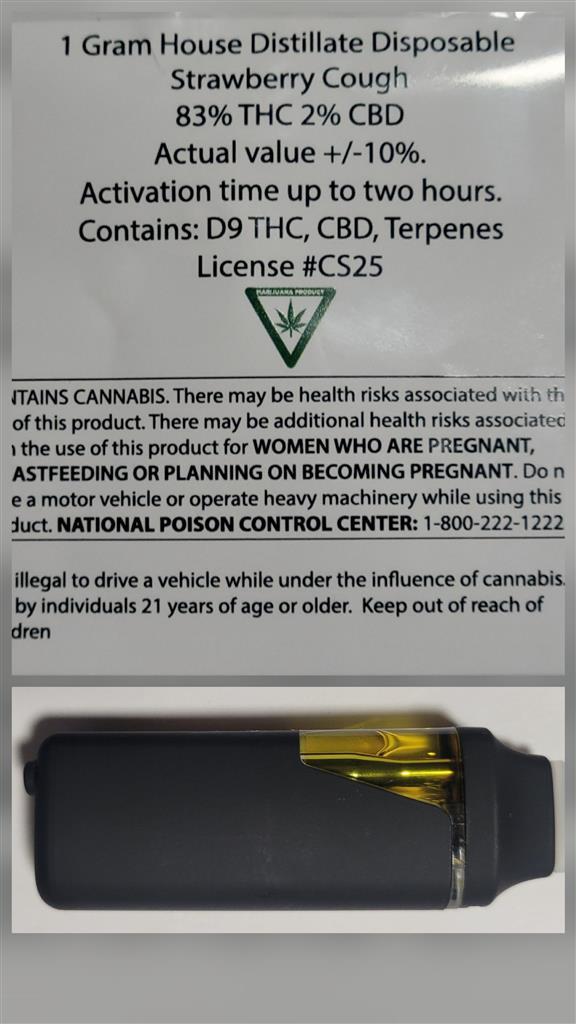 Strawberry Cough 83%