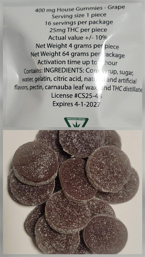 House Gummies - Grape